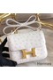 Hermes Constance 18 Handmade Bag In White Ostrich Leather Replica
