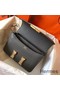 Hermes Constance 24 Handmade Bag In Ardoise Epsom Leather Replica