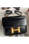 Hermes Constance 24 Handmade Bag In Black Box Calfskin Replica