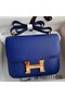 Hermes Constance 24 Handmade Bag In Blue Electric Epsom Calfskin Replica