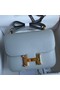 Hermes Constance 24 Handmade Bag In Blue Lin Epsom Calfskin Replica