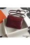 Hermes Constance 24 Handmade Bag In Bourgogne Niloticus Crocodile Replica
