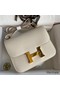 Hermes Constance 24 Handmade Bag In Craie Epsom Calfskin Replica