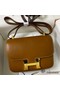 Hermes Constance 24 Handmade Bag In Gold Barenia Calfskin Replica