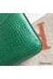 Hermes Constance 24 Handmade Bag In Green Niloticus Crocodile Replica