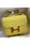 Hermes Constance 24 Handmade Bag In Lime Epsom Calfskin Replica