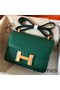 Hermes Constance 24 Handmade Bag In Malachite Epsom Leather Replica