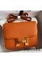 Hermes Constance 24 Handmade Bag In Orange Epsom Calfskin Replica