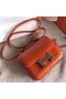 Hermes Constance 24 Handmade Bag In Orange Niloticus Crocodile Replica