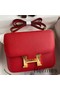 Hermes Constance 24 Handmade Bag In Red Epsom Calfskin Replica
