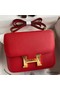 Hermes Constance 24 Handmade Bag In Red Epsom Calfskin Replica