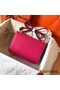 Hermes Constance 24 Handmade Bag In Rose Red Epsom Leather Replica