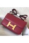 Hermes Constance 24 Handmade Bag In Ruby Epsom Leather Replica