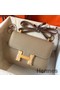 Hermes Constance 24 Handmade Bag In Tourterelle Epsom Leathe Replica