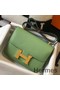 Hermes Constance 24 Handmade Bag In Vert Criquet Epsom Leather Replica