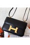 Hermes Constance 24 Handmade In Black Swift Leather Replica