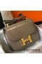 Hermes Constance 24cm Bag In Taupe Embossed Crocodile Replica