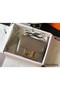 Hermes Constance 24cm Bag In Taupe Embossed Crocodile Replica