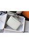 Hermes Constance 24cm Bag In White Embossed Crocodile Replica
