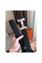 Hermes Constance 2 Belt Buckle & Black/Green Epsom 42MM Strap Replica