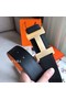 Hermes Constance 2 Belt Buckle & Gold/Noir Swift 42MM Strap Replica