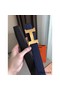 Hermes Constance Belt Buckle & Blue Epsom 38 MM Strap Replica