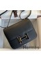 Hermes Constance Enamel 18 Handmade Bag In Black Swift Calfskin Replica