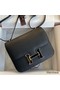 Hermes Constance Enamel 18 Handmade Bag In Black Swift Calfskin Replica