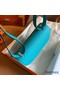 Hermes Constance Enamel 18 Handmade Bag In Blue Paon Epsom Calfskin Replica