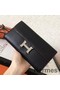 Hermes Constance Long Wallet In Black Swift Leather Replica