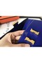 Hermes Constance Long Wallet In Blue Electric Epsom Leather Replica