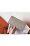 Hermes Constance Long Wallet In Grey Epsom Leather Replica