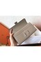 Hermes Constance Long Wallet In Grey Epsom Leather Replica