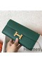 Hermes Constance Long Wallet In Malachite Epsom Leather Replica
