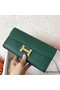Hermes Constance Long Wallet In Malachite Epsom Leather Replica