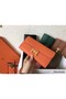 Hermes Constance Long Wallet In Orange Epsom Leather Replica