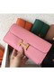Hermes Constance Long Wallet In Pink Epsom Leather Replica