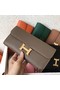 Hermes Constance Long Wallet In Taupe Epsom Leather Replica