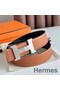 Hermes Constance Reversible Belt 38MM in Gold Clemence Leather Replica
