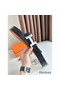 Hermes Constance Reversible Belt 38MM in Gold Clemence Leather Replica