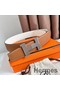 Hermes Constance Reversible Belt 38MM in Gold and White Epsom Calfskin Replica