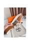 Hermes Constance Reversible Belt 38MM in Gold and White Epsom Calfskin Replica