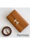 Hermes Constance To Go Wallet in Gold Epsom Calfskin Replica