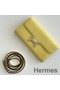 Hermes Constance To Go Wallet in Jaune Poussin Epsom Calfskin Replica