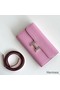 Hermes Constance To Go Wallet in Mauve Sylvestre Epsom Calfskin Replica