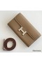 Hermes Constance To Go Wallet in Taupe Epsom Calfskin Replica