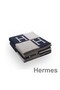Hermes Dark Blue Avalon Throw Blanket Replica