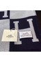 Hermes Dark Blue Avalon Throw Blanket Replica