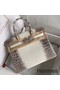 Hermes Diamond Birkin 30cm In Himalaya Niloticus Crocodile Skin Replica