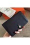 Hermes Dogon Duo Wallet In Black Clemence Leather Replica